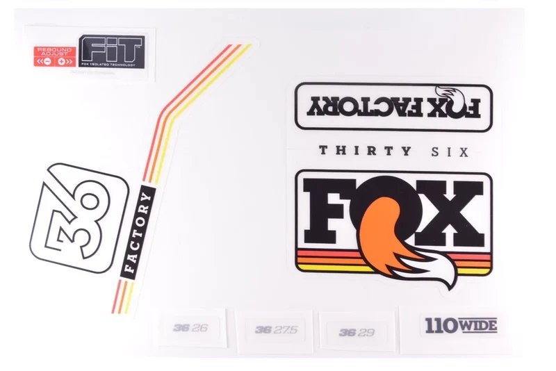 Decal Kit: 2016, 36, Factory Series, Black/Multi Logo