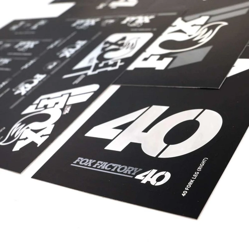 2019 FOX Heritage Decal Kit Fork & Shock | bis MY20 | Chrome