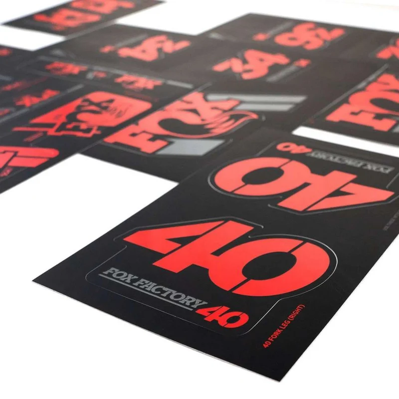 2019 FOX Heritage Decal Kit Fork & Shock | bis MY20 | Red