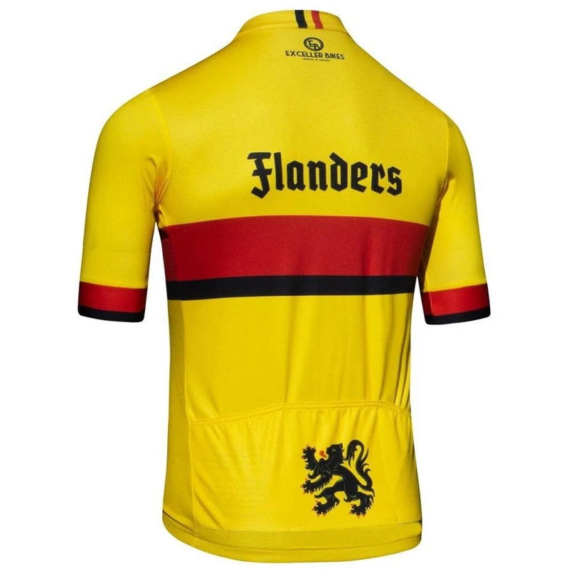Vlaanderen Flanders Retro Cycling Jersey
