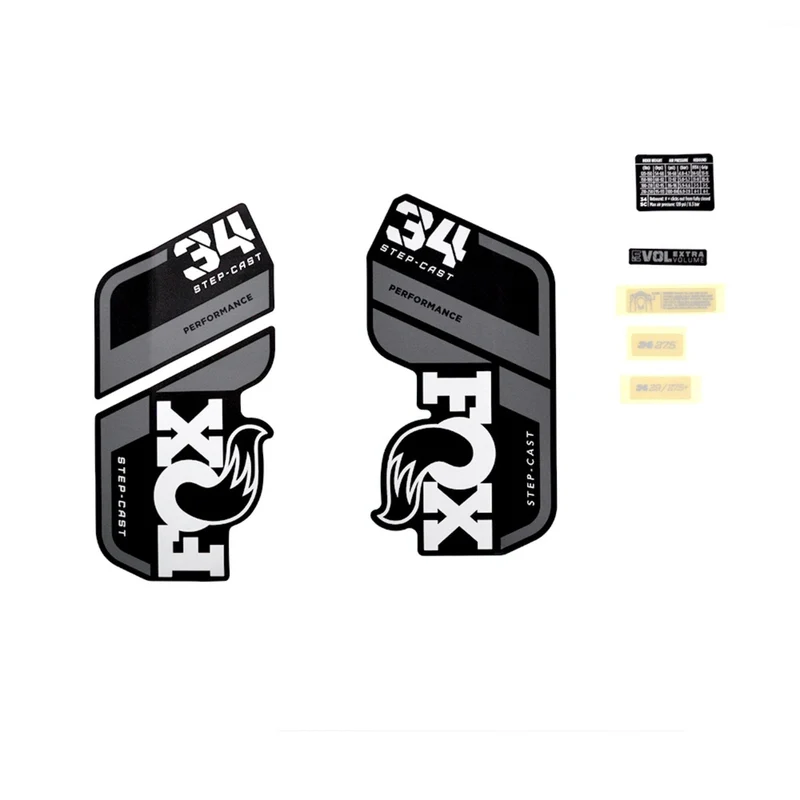 Decal Kit: 2019, 34 SC, P-S, 29/27.5, Matte Blk Bkgrnd
