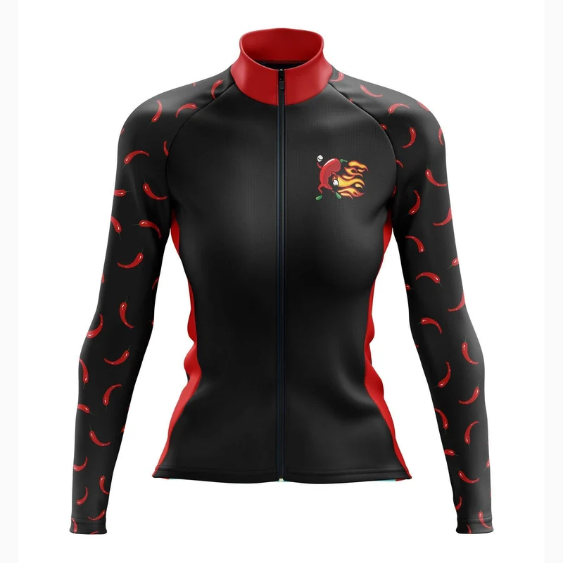 Women's Chilli Long Sleeve Cycling Jersey