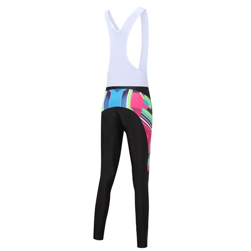 Women's Pink Gel Padded Bib Pants