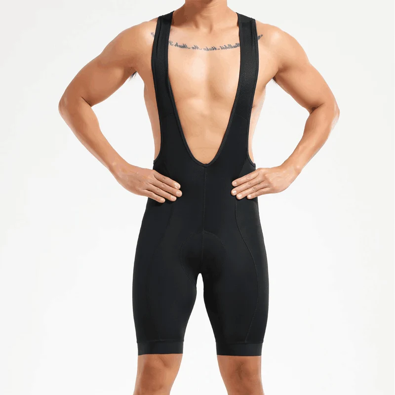 Men's Pro Band Black Gel Padded Bib Shorts