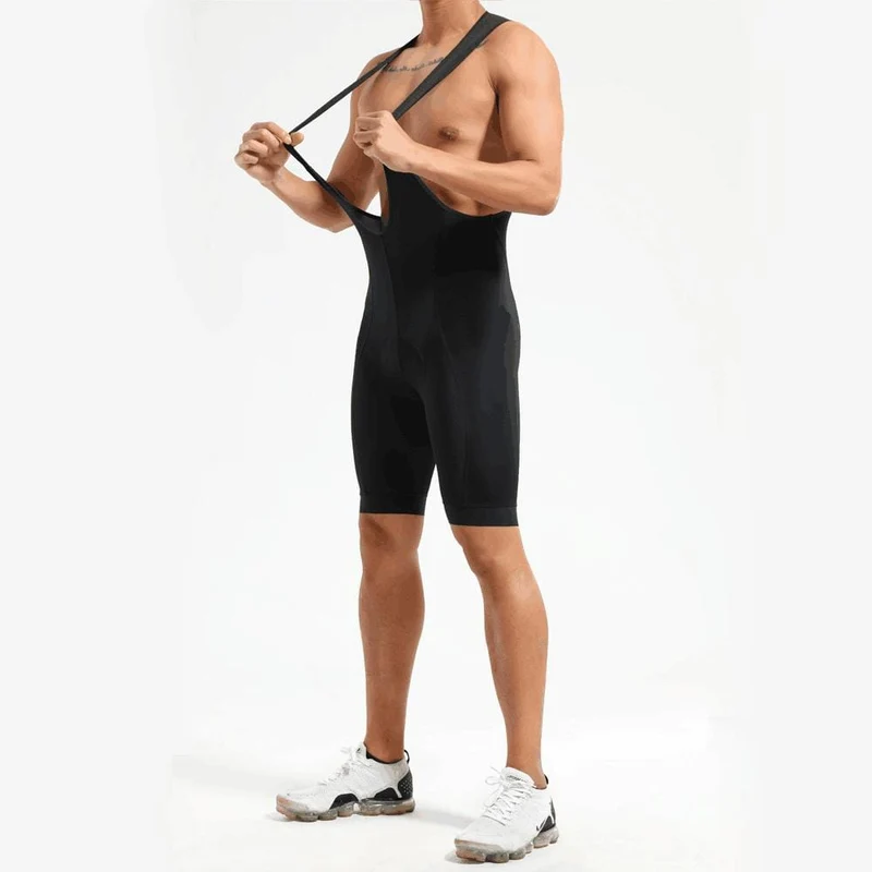 Men's Pro Band Black Gel Padded Bib Shorts