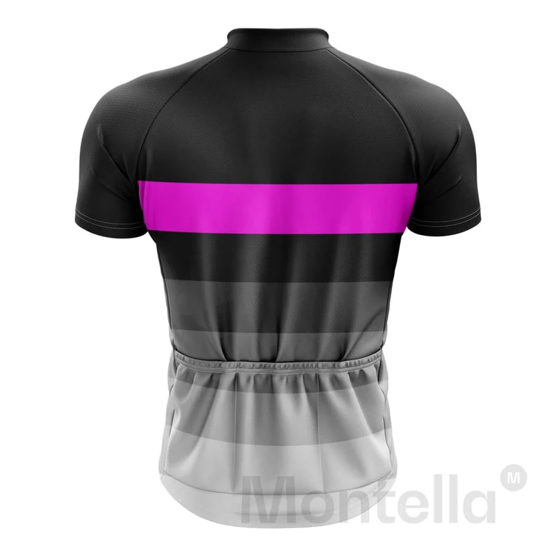 Relaxed Grey Men's Cycling Jersey