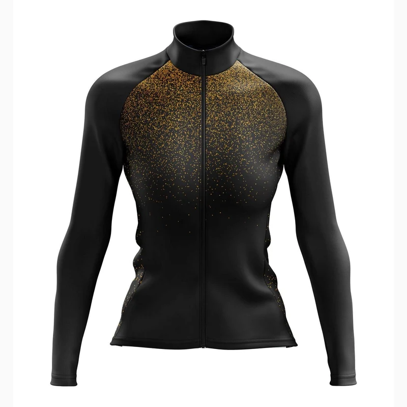 Women's Golden Lips Long Sleeve Cycling Jersey