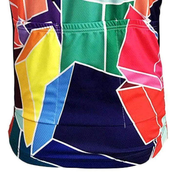 Men's Retro Team Mapei Cycling Jersey on Shorts
