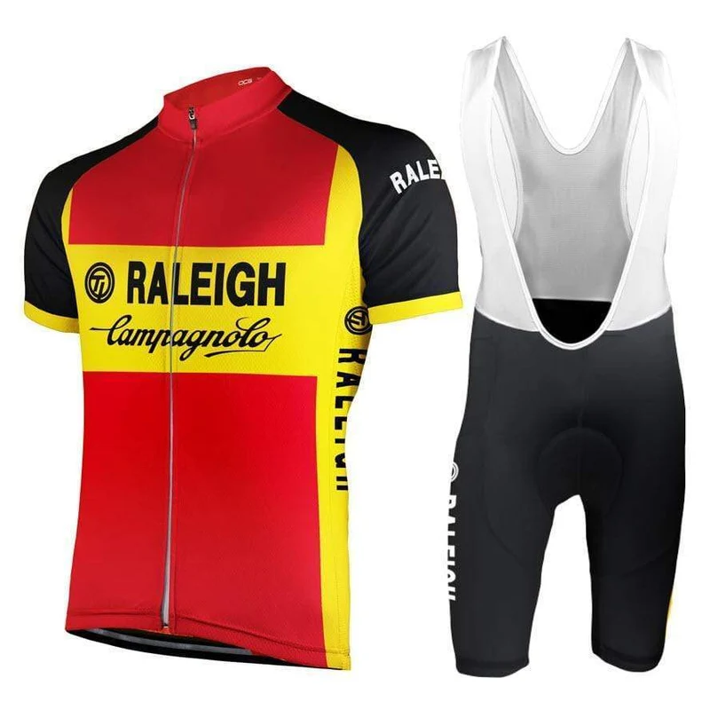 Men's Retro 1980 TI Raleigh Campagnolo Cycling Jersey or Bib Shorts