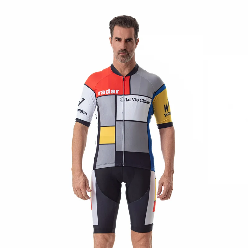 Retro 1985 La Vie Claire Cycling Jersey or Shorts