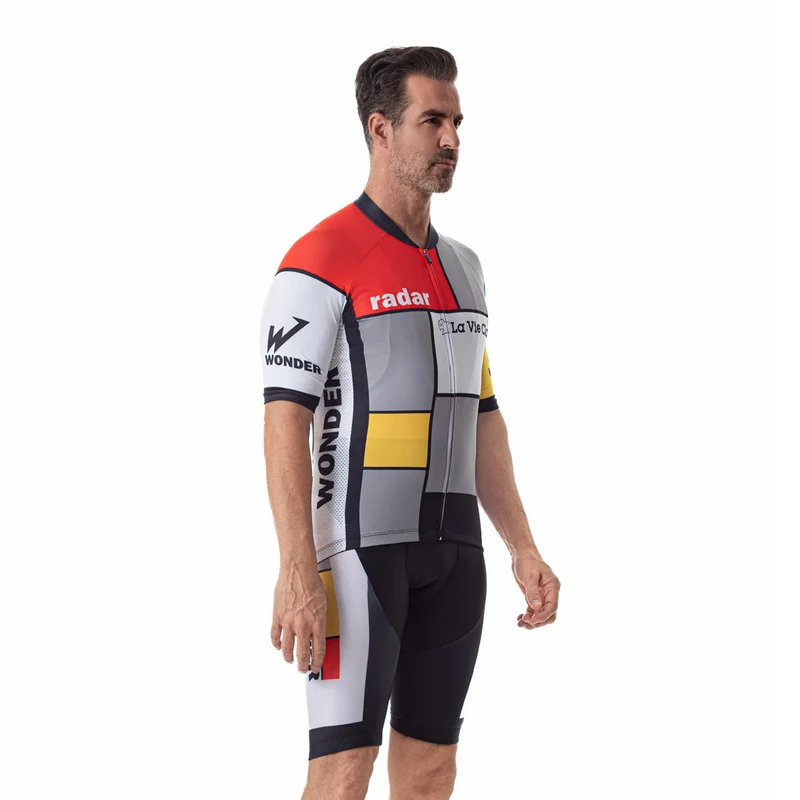 Retro 1985 La Vie Claire Cycling Jersey or Shorts