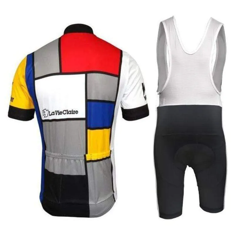 Retro 1985 La Vie Claire Cycling Jersey or Shorts