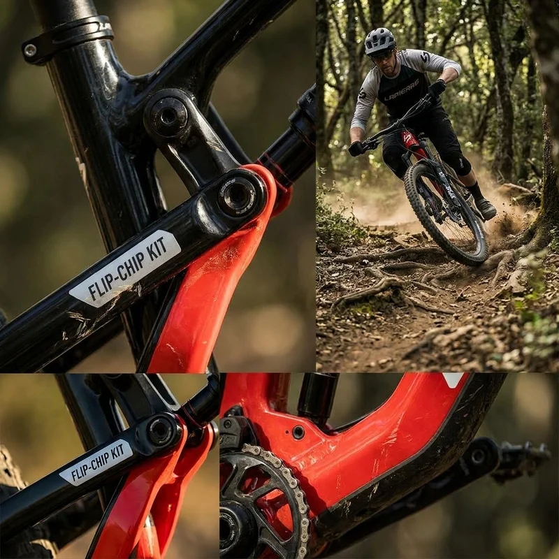 Flip-Chip Kit Lapierre Spicy inkl. Spacer, Schrauben u. Adapter