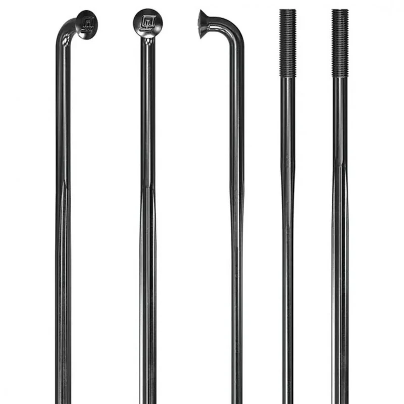 DT Swiss Speichen Complite 288mm J-Bend 100 Stück schwarz 2.0/1.75/2.0/1.5/2.3 ohne Nippel