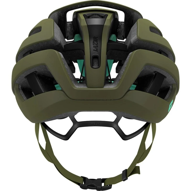 LAZER Helm Z1 KinetiCore Road Matte Pine Green (L) - leichter Aero-Rennradhelm mit Top-Sicherheit