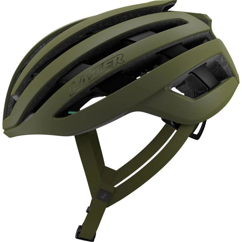 LAZER Helm Z1 KinetiCore Road Matte Pine Green (M) - leichter Aero-Rennradhelm
