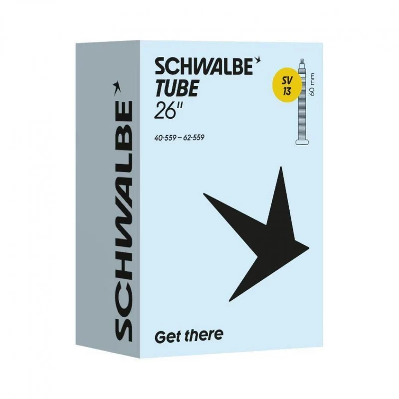 Schwalbe Schlauch Nr. 13 26 Zoll - SV 60 mm, 40/62-559