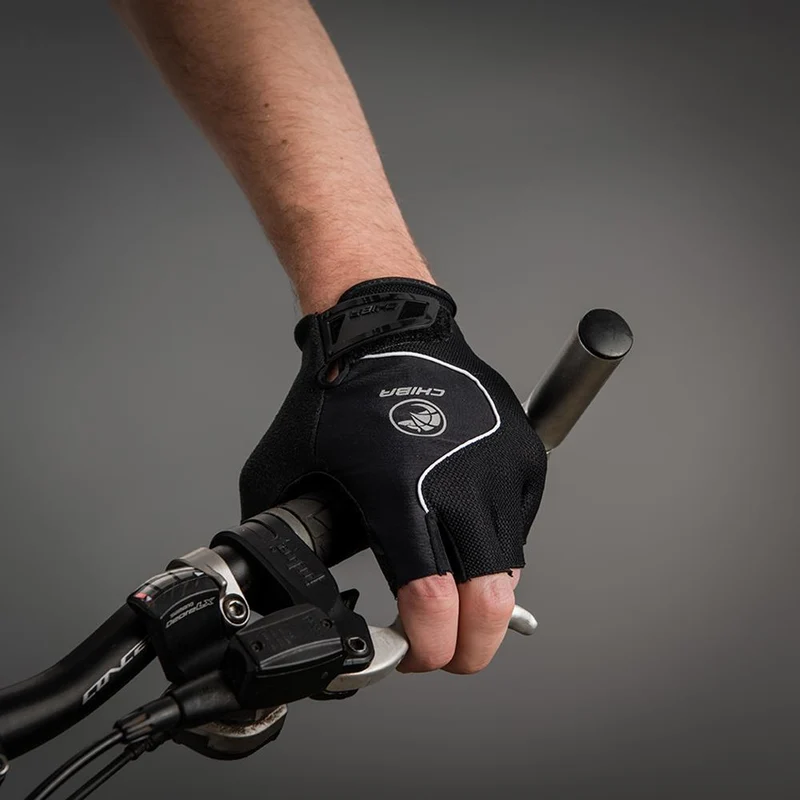 CHIBA Cool Air - Radhandschuhe schwarz 3XL, atmungsaktiv mit Gelpolsterung
