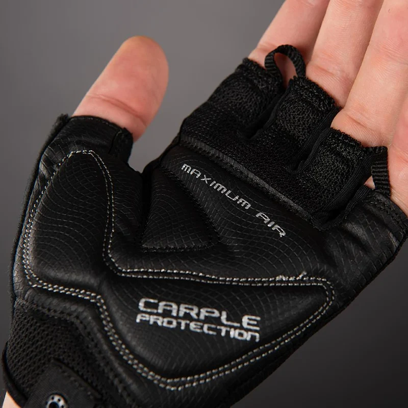 CHIBA Cool Air - Radhandschuhe schwarz 3XL, atmungsaktiv mit Gelpolsterung
