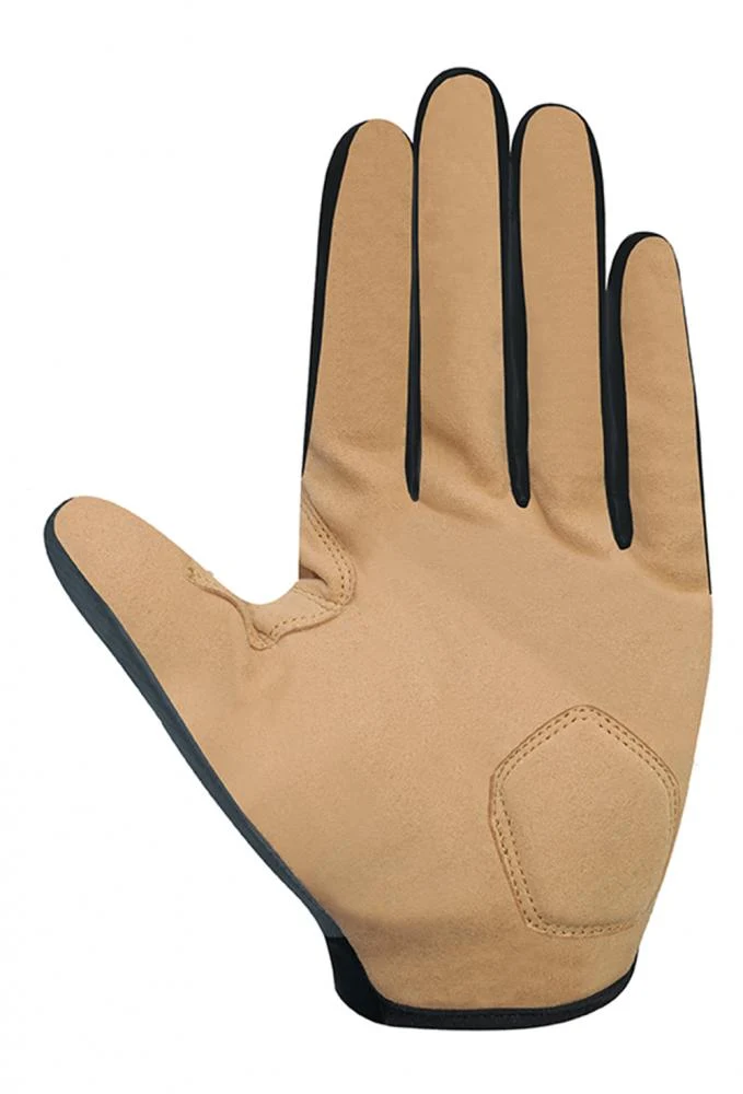 CHIBA Eco Glove Pro Touring - Radhandschuhe dunkelgrau, S, atmungsaktiv & recycelt