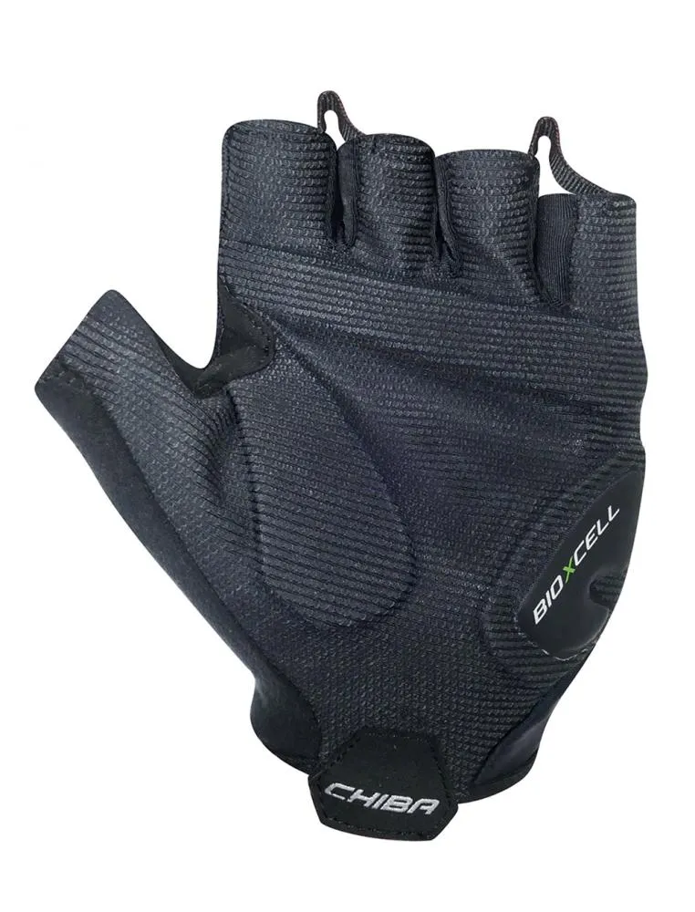 CHIBA BioXCell Super Fly - Radhandschuhe kurz, schwarz/schwarz, XXL