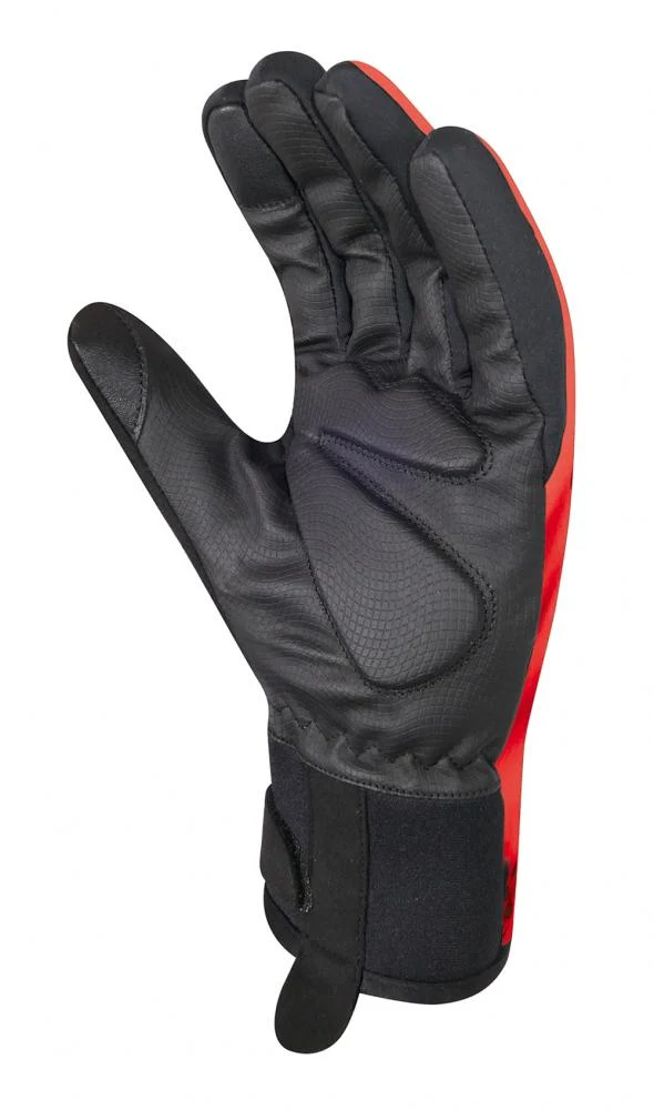 CHIBA 2nd Skin - wasserdichte Radhandschuhe, rot, Größe M