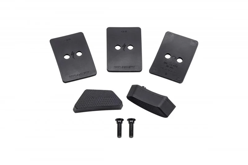 RECON Pontoon Spacers Schwarz Links 3mm (44-45.5) - Präzisions-Abstandshalter für Motorrad-Fußrasten - Zubehör