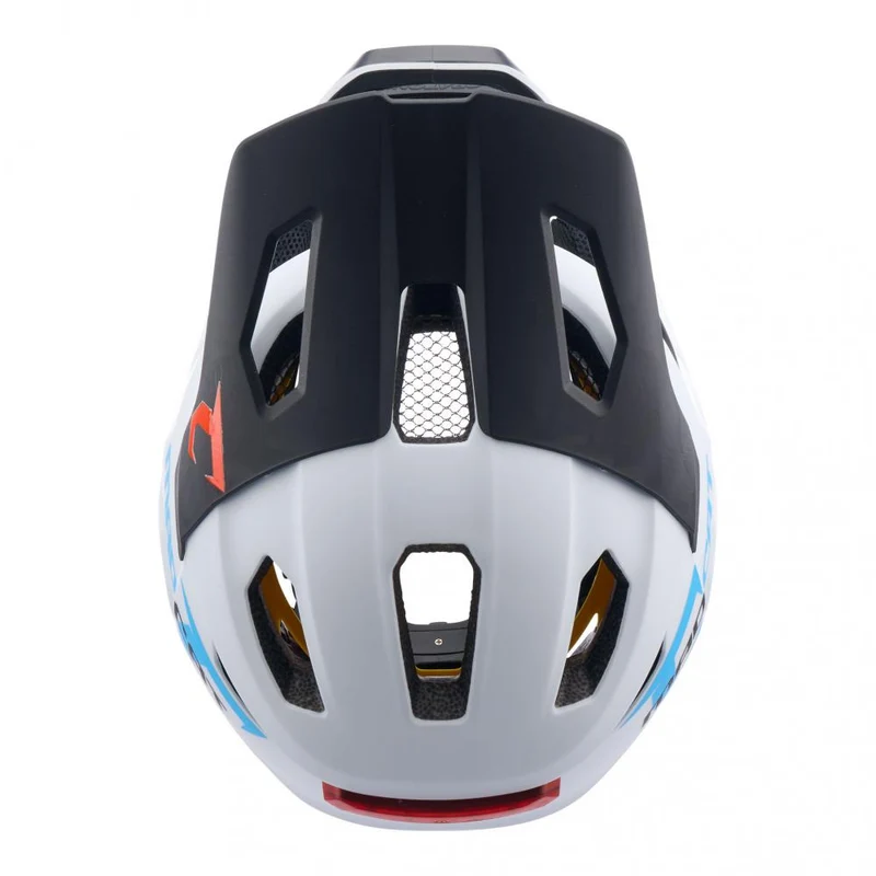 CRATONI MadCat MIPS Kinder-Fullface-Helm S-M 49-56 cm white-black matt