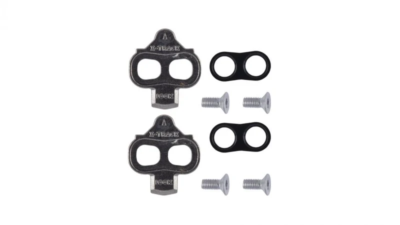 Look X-Track Pedalplatten grau, SPD kompatibel, 6° Bewegungsfreiheit, inkl. Schrauben