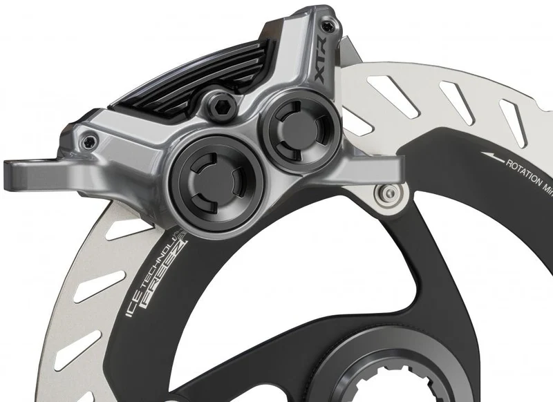 SHIMANO Bremssattel XTR BR-M9220 4 Kolben - hydraulischer Scheibenbrems-Sattel für MTB