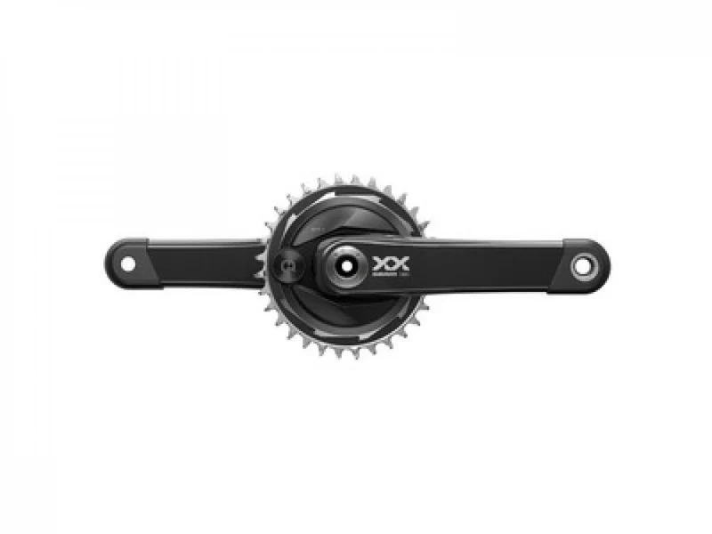 SRAM Kurbelgarnitur Quarq XX Eagle T-Type AXS 165 mm DUB - Präzise Spidermessung für maximale Performance