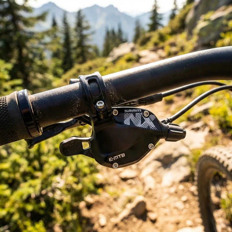 SRAM Trigger NX-E Eagle 12-fach Single Click schwarz - präziser E-MTB-Schalthebel