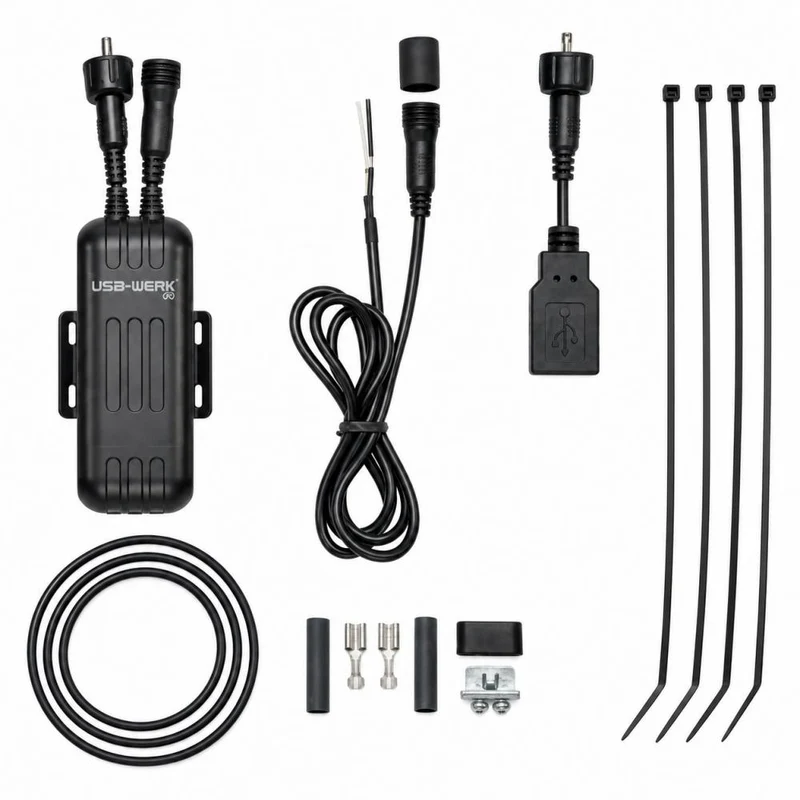Busch + Müller USB-WERK 361BW USB-Ladegerät für Nabendynamo