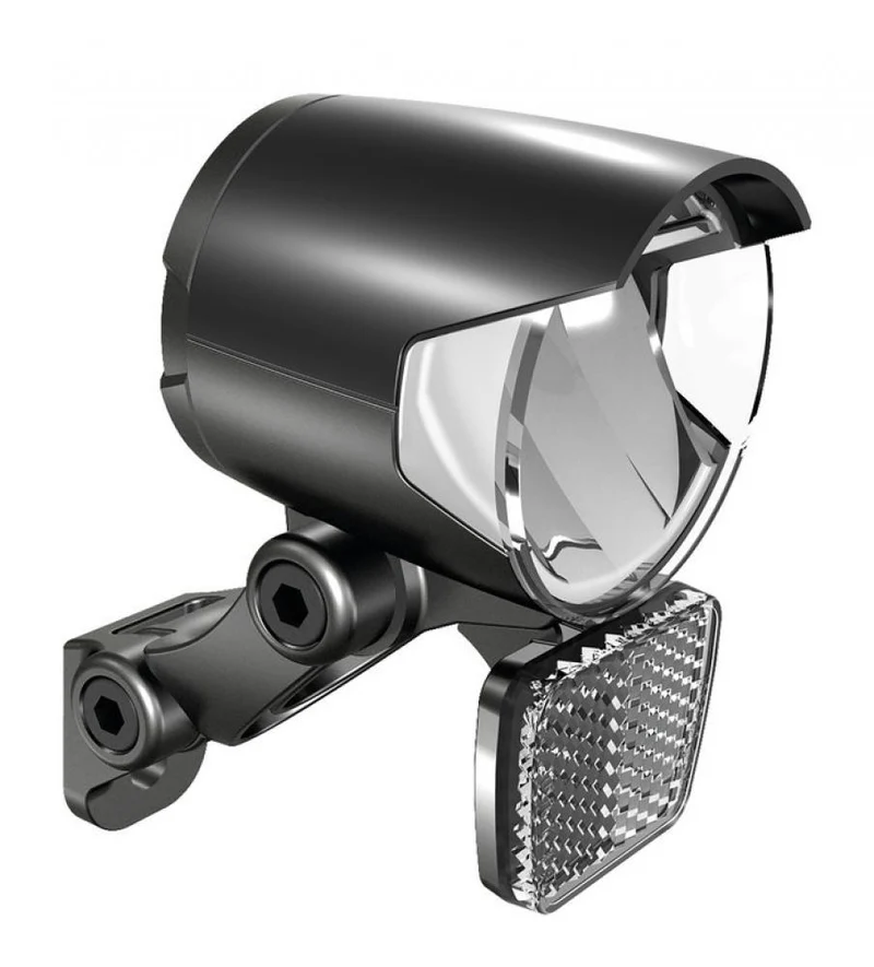 Herrmans Frontscheinwerfer H-Black MR4 D Dynamo schwarz on/off Standlicht