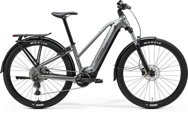 MERIDA eFLOAT CC L 400 EQ E-SUV Bike - Größe L - 600 Wattstunden - Bosch Performance Line CX - Tiefeinsteiger - gunmetal grey black