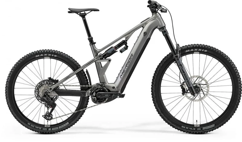 Merida eONE-EIGHTY 700 E-MTB Fully - Größe XS - gunmetal grey-black - 800 Wh - Bosch Performance Line CX - 180 Millimeter Federweg