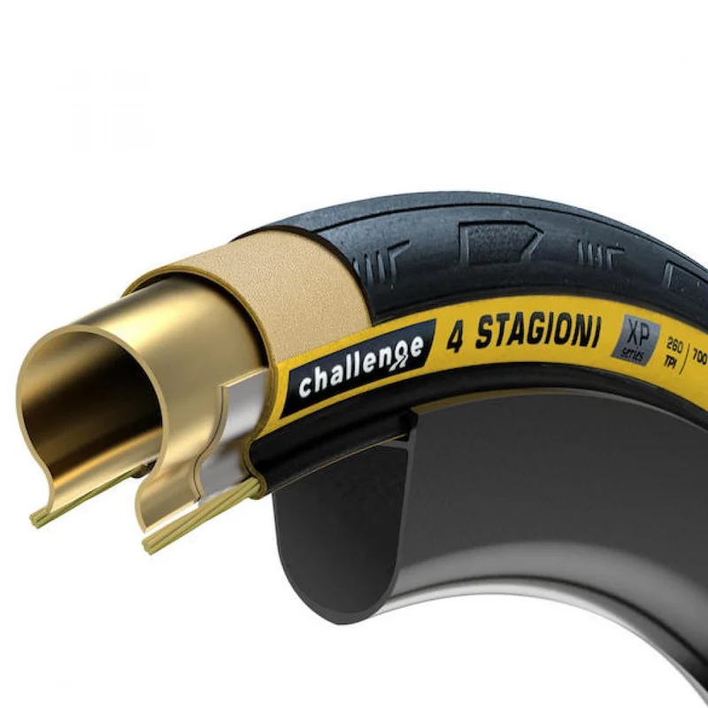 Challenge Road-Reifen 4 Stagioni Handmade TLR 32-622 Schwarz - schneller Allwetter-Performance-Reifen