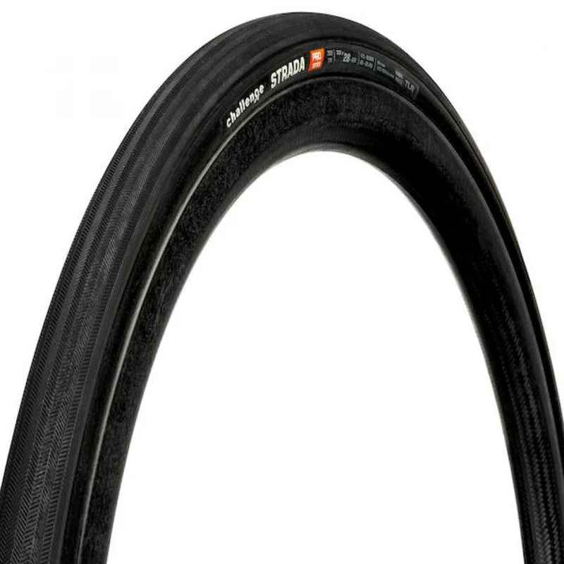 Challenge Road-Reifen Strada Pro Handmade TLR 30-622 Schwarz - schneller, komfortabler Allround-Rennradreifen