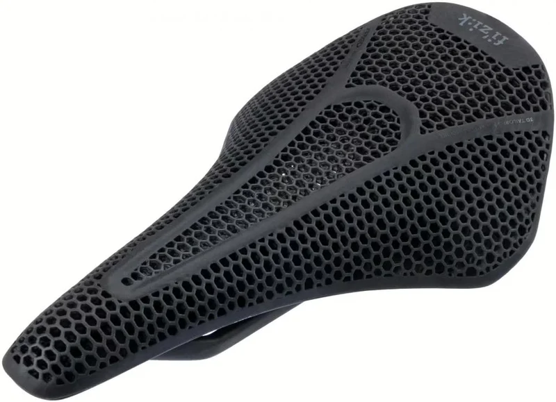 Fizik Rennrad-Sattel Vento Argo 00 Adaptive - 3D-gedrucktes Adaptive Polster Carbon DLS - Vollcarbon-Schale - Carbon-Gestell 10x9mm - 265x140mm - schwarz