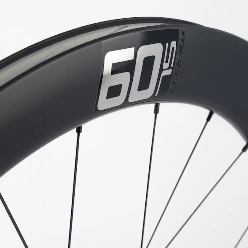 Vision Laufradsatz Metron 60 SL Disc 622x21x60 mm Schwarz/silber - aerodynamische Carbon-Performance