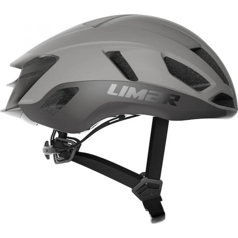 Limar Air Atlas Matt Gray L Grau - aerodynamischer High-End-Rennradhelm