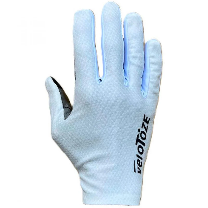VeloToze Handschuhe Gravel Trail Pro S Weiß - maximaler Grip und Komfort im Gelände