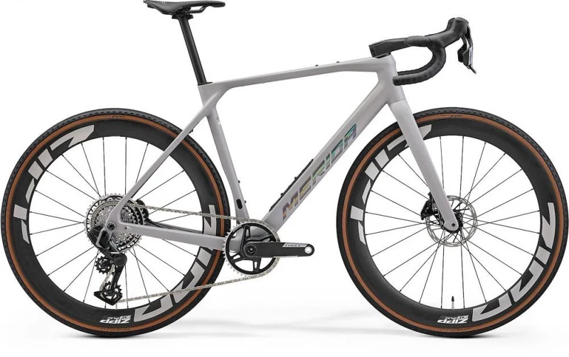 Merida MISSION 9000 silk grey(holo silver) XS grau - leichtes Carbon-Gravelbike in moderner Ausführung