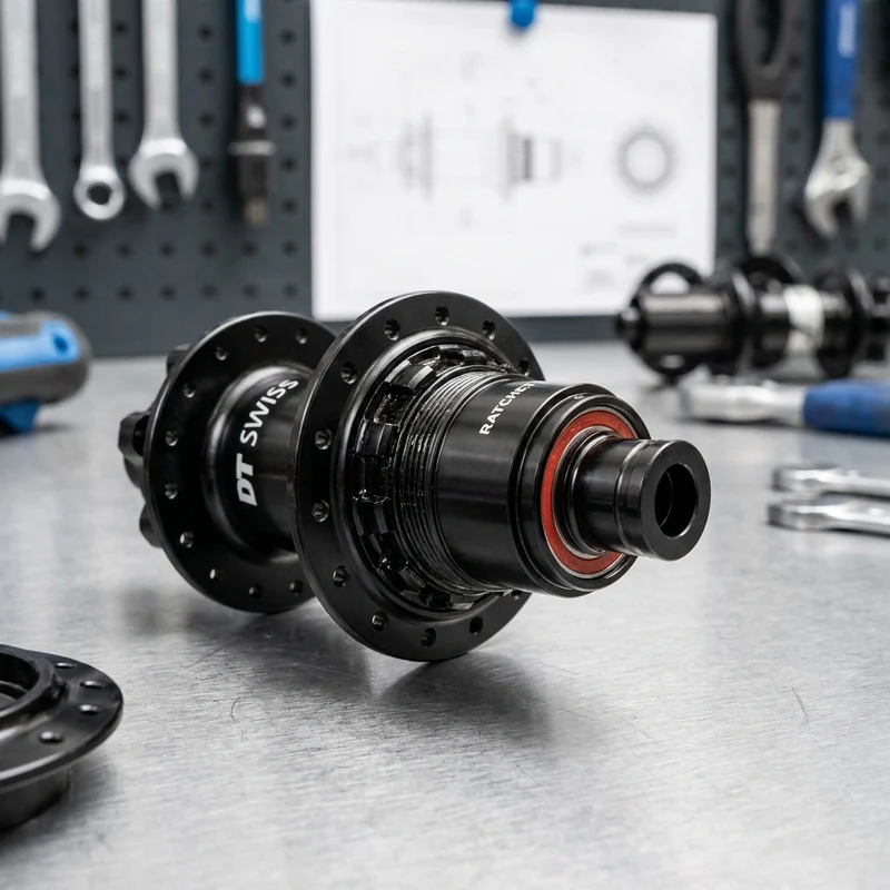 DT Swiss Freilauf Umrüstkit SRAM XD für Ratchet DEG 12x148mm Boost - Micro Spline Rotor Adapter - Naben Umrüstkits Freilauf