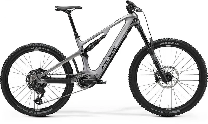 Merida eONE-SIXTY 6000 gunmetal grey(black) XS grau - leistungsstarkes E-MTB für anspruchsvolle Trails