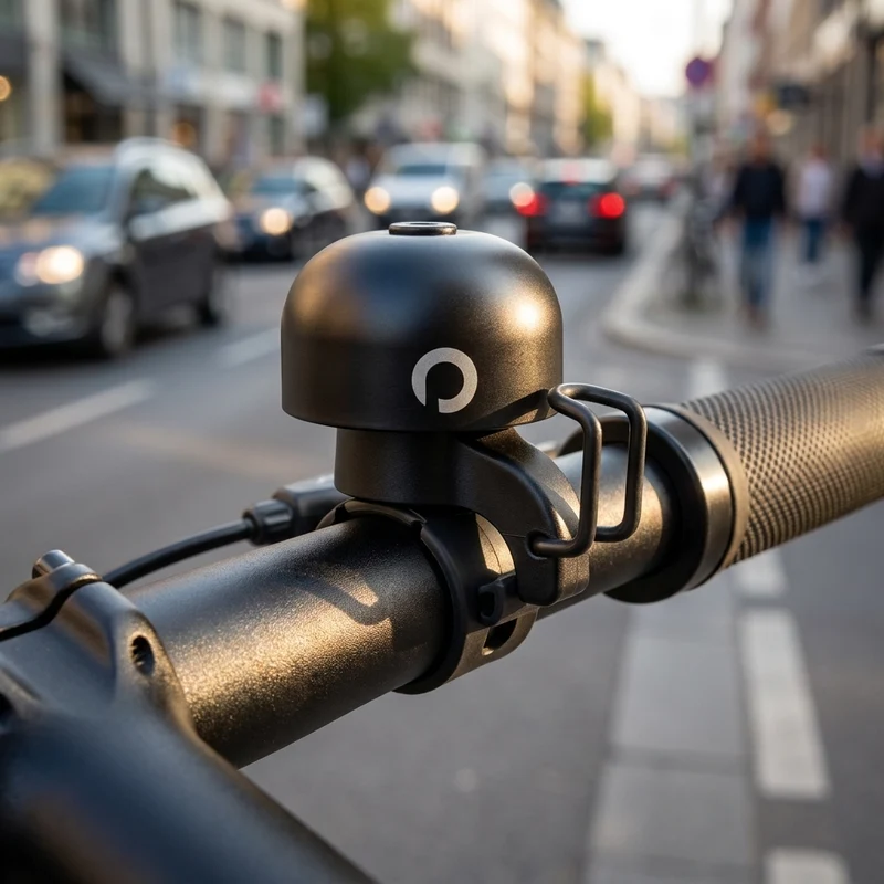 Procraft Klingel DIN-Dong Ultimate Größe One Size Schwarz - laute, stilvolle Fahrradklingel