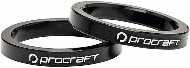 Procraft Ahead Spacer Alu 1 1/8 5 mm 1 1/8 Zoll schwarz - präzise Lenkerhöhe
