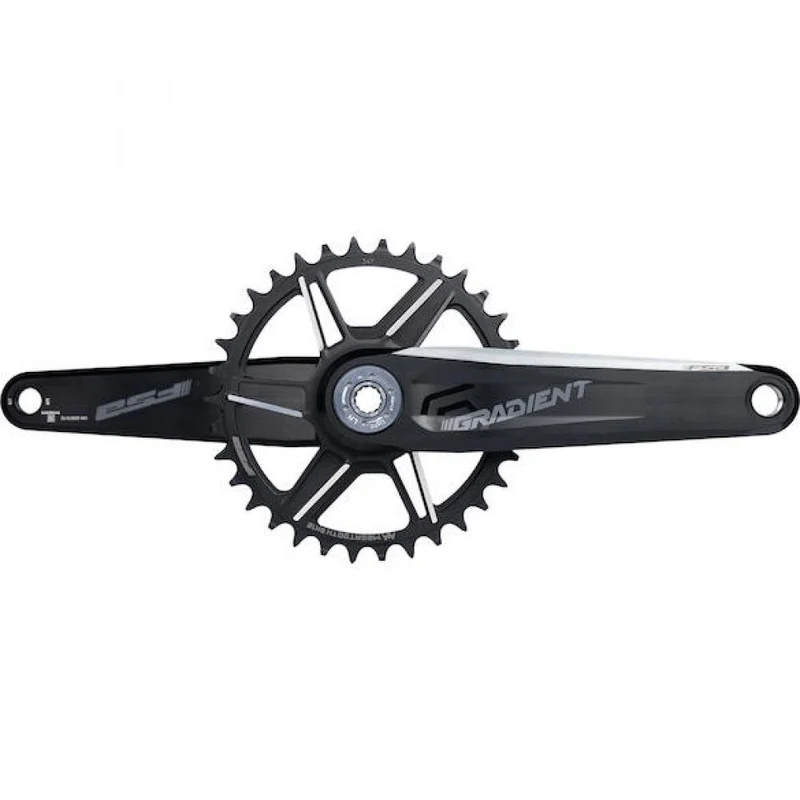 FSA Kurbelgarnitur Gradient Modular Direct Mount 165 mm Schwarz - maximale Kontrolle im Gravity-Einsatz