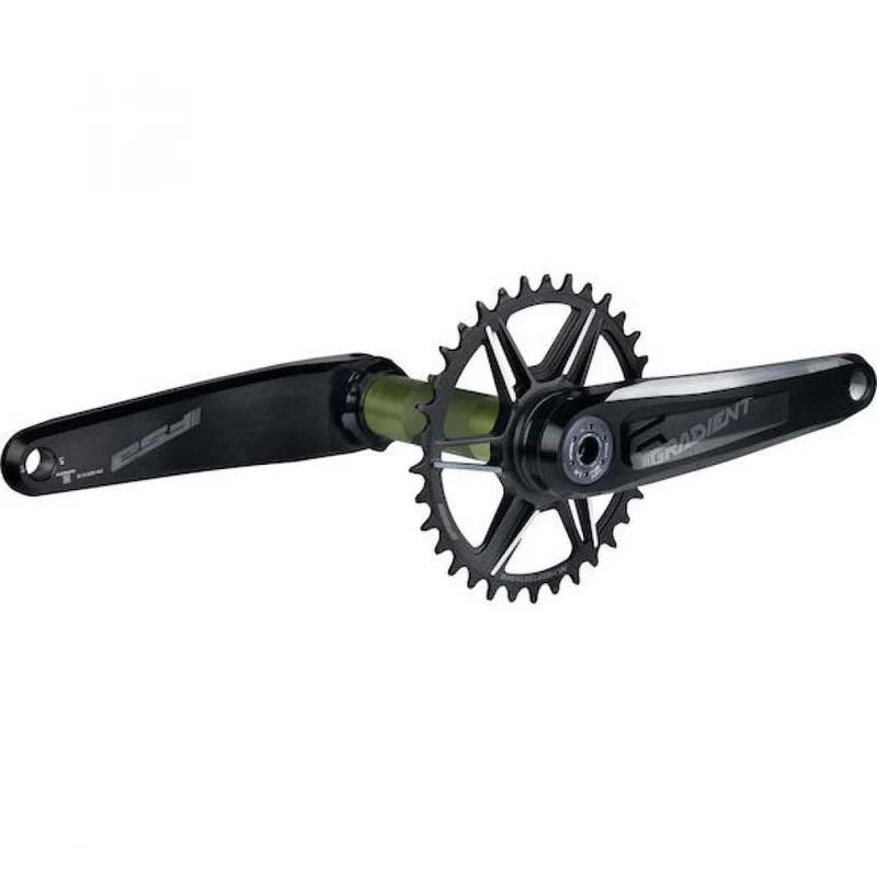 FSA Kurbelgarnitur Gradient Modular Direct Mount 175 mm Schwarz - maximale Performance für Enduro & Downhill