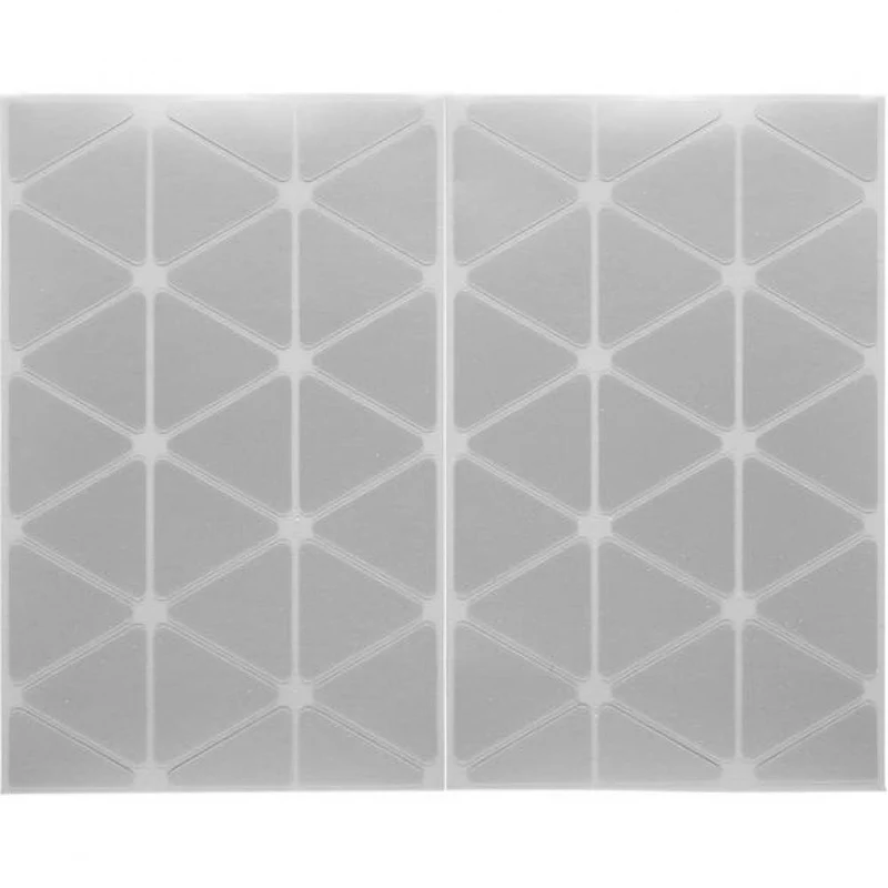 Procraft Reflektoren Sticker Set - Dreiecke Groß Silber - hohe Sichtbarkeit & stylisches Design